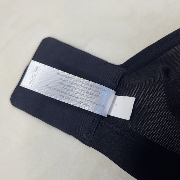 44B Livi High Impact Sports Bra with Underwire. Black - Picture 7 of 8